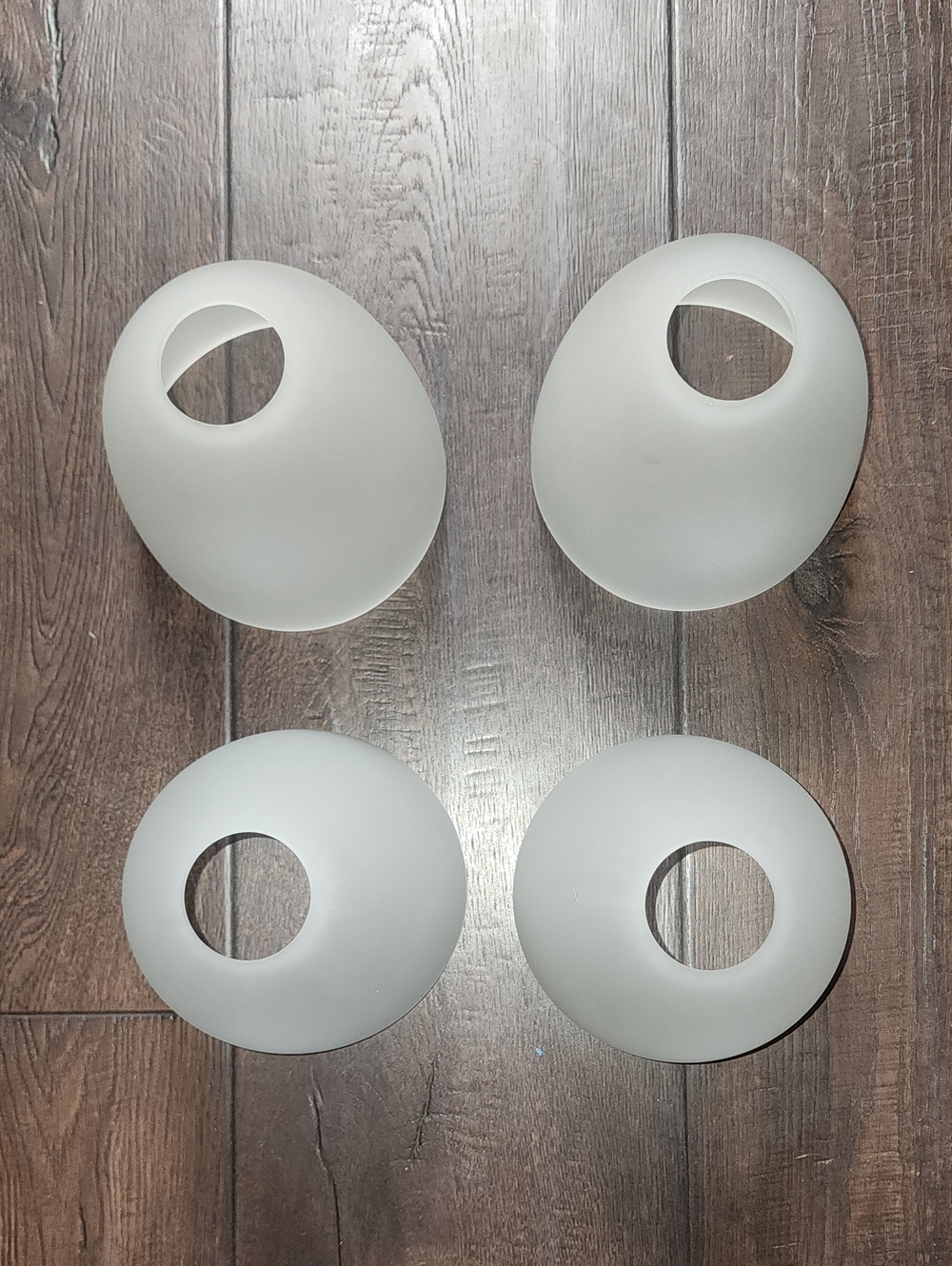 Giluta Lipless Frosted Bell Shape Shade Replacement 1 - 5/8 Inch Fitter Opening